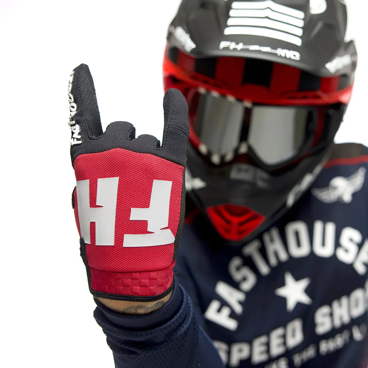 Speed Style Remnant Glove - Red/Black - Fasthouse