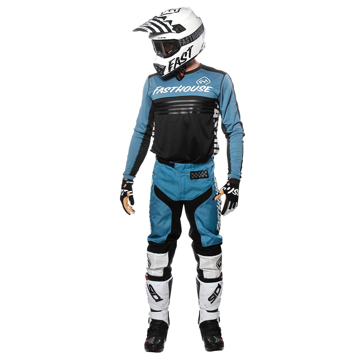 Split Jersey - Black/Slate; Grindhouse 2.0 Slate Pants