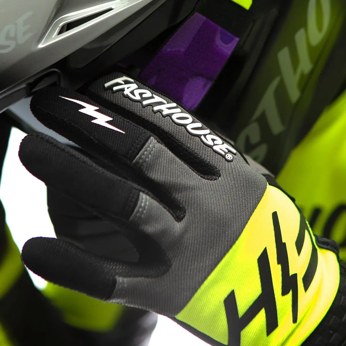 Speed Style Omega Glove - High Viz/Gray - Fasthouse