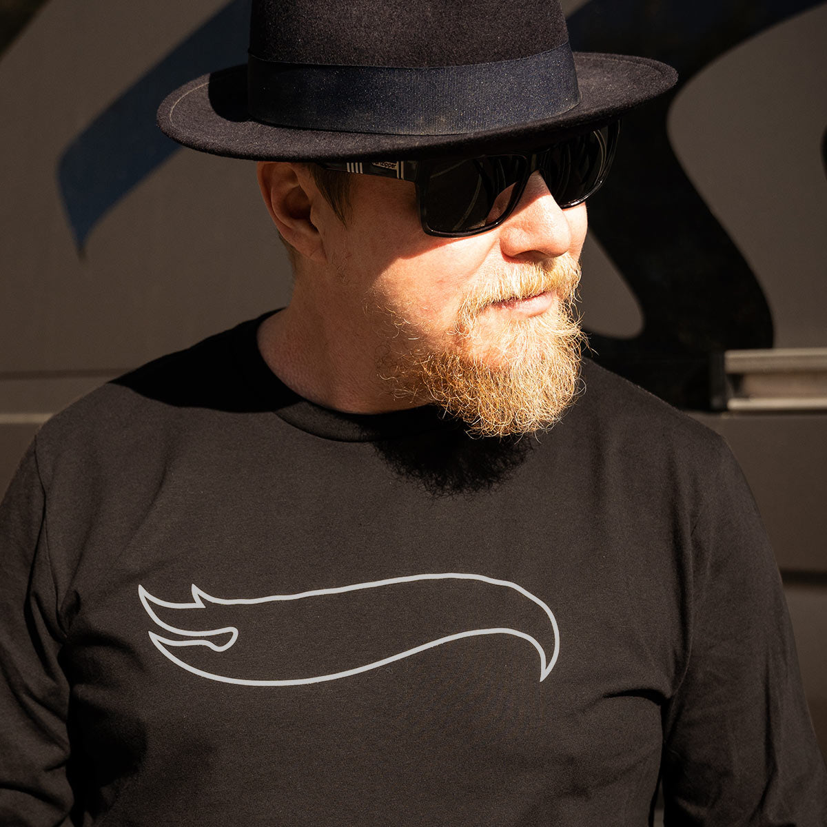 Stacked Hot Wheels LS Tee - Black