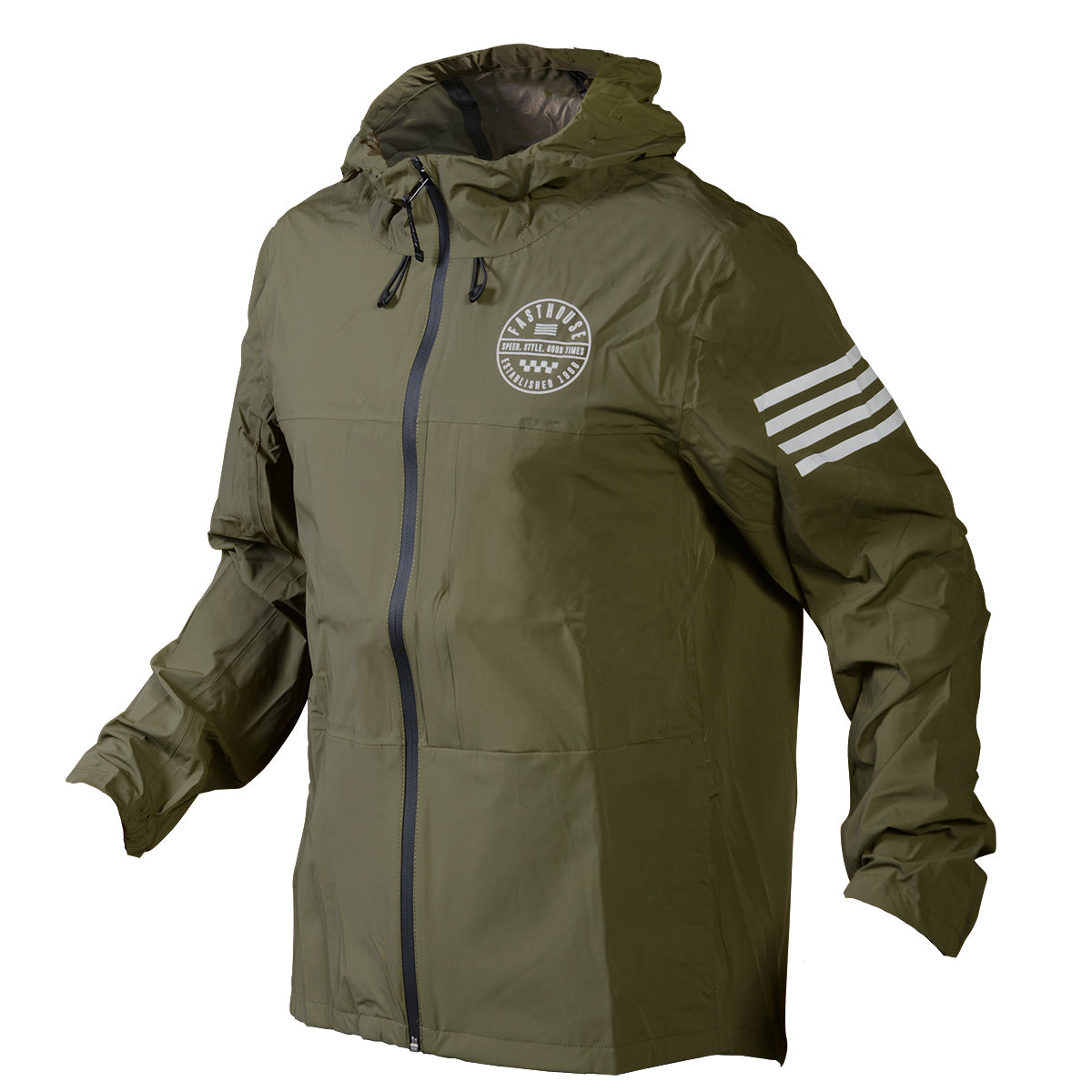 Statement Packable Windbreaker - Green