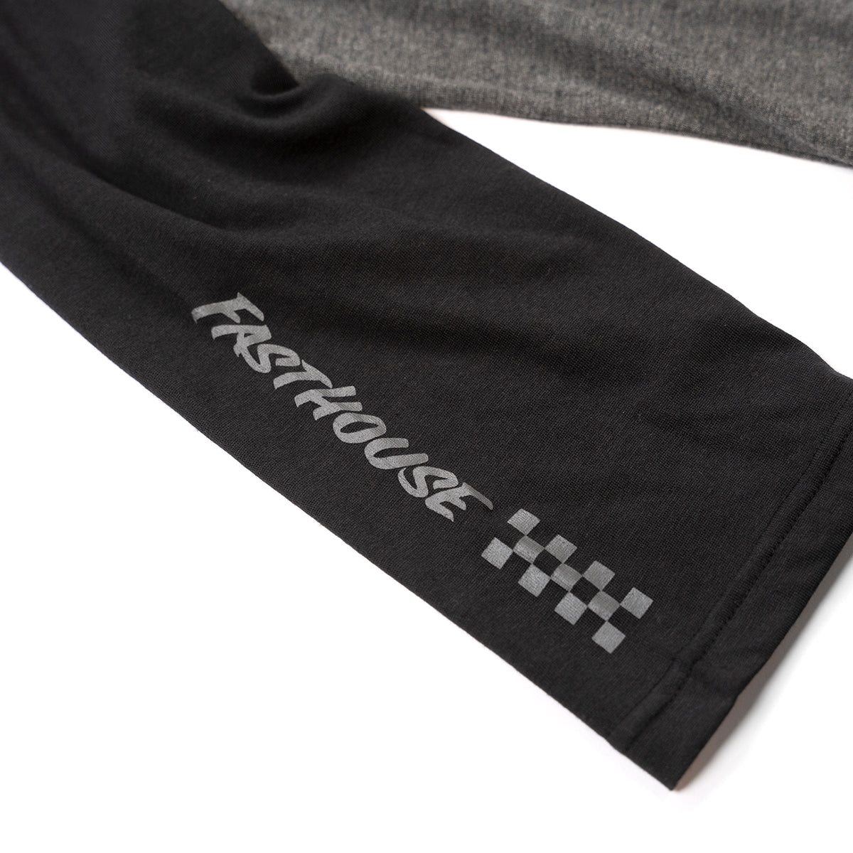 Swift Raglan Tech Tee - Black/Charcoal Heather Closeout
