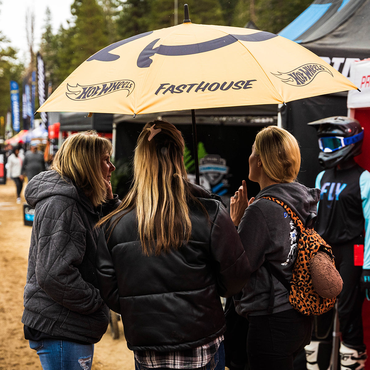 The Smiley Hot Wheels Umbrella - Yellow/Black