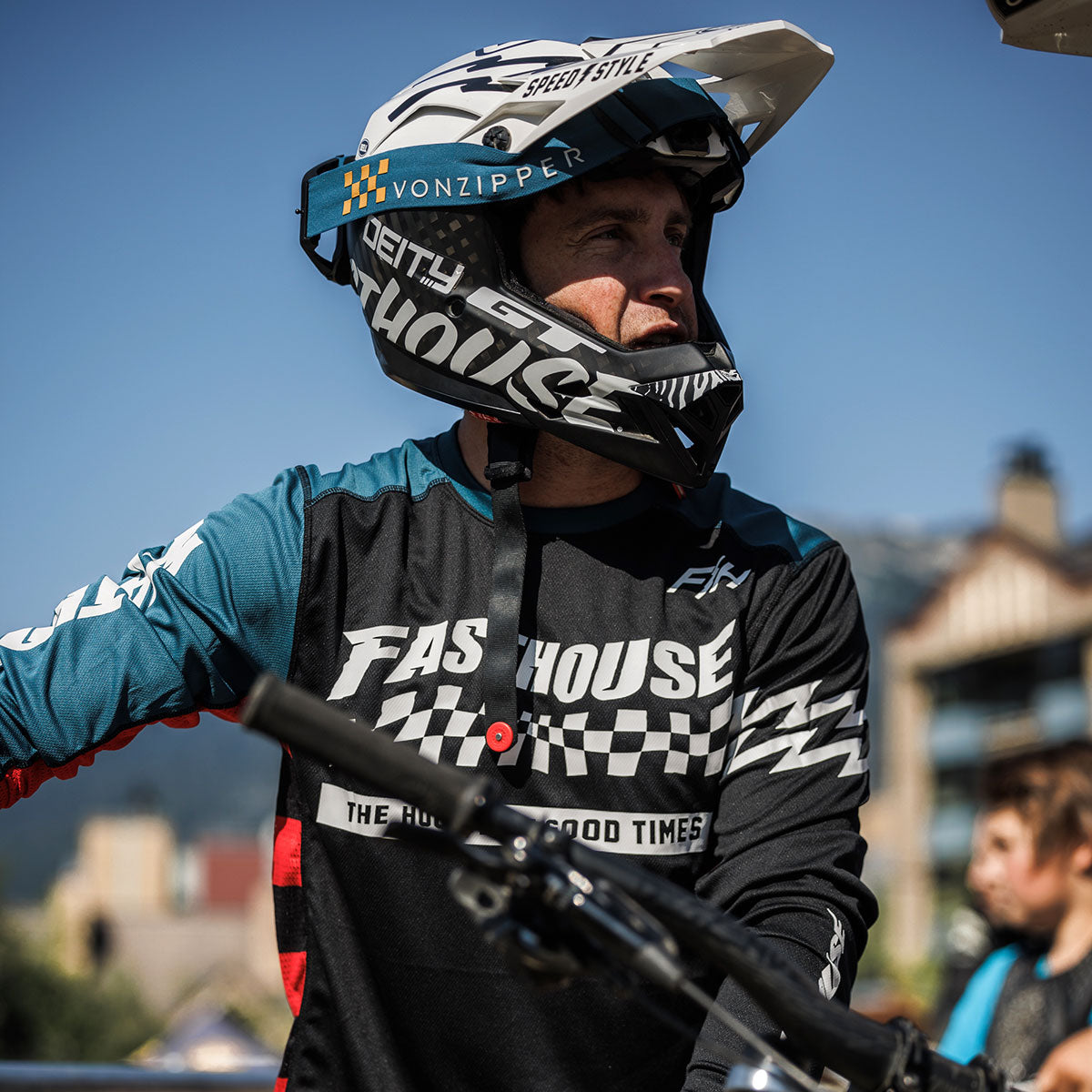 Classic Velocity LS Jersey - Black/Indigo Fasthouse