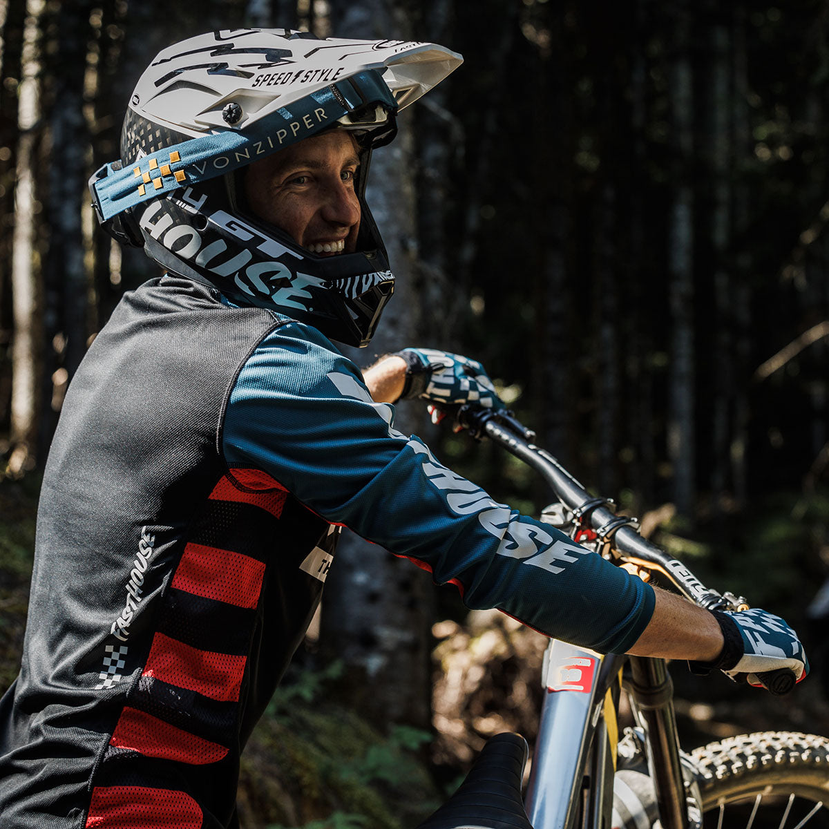 Classic Velocity LS Jersey - Black/Indigo Fasthouse