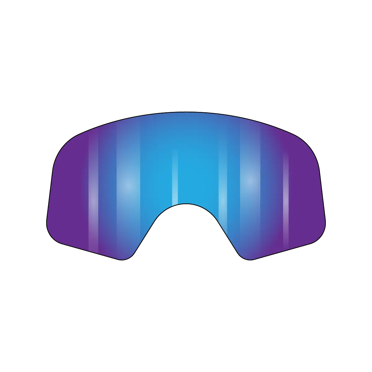 VonZipper Beefy Spare Lexan Lens - Quasar Chrome - Fasthouse