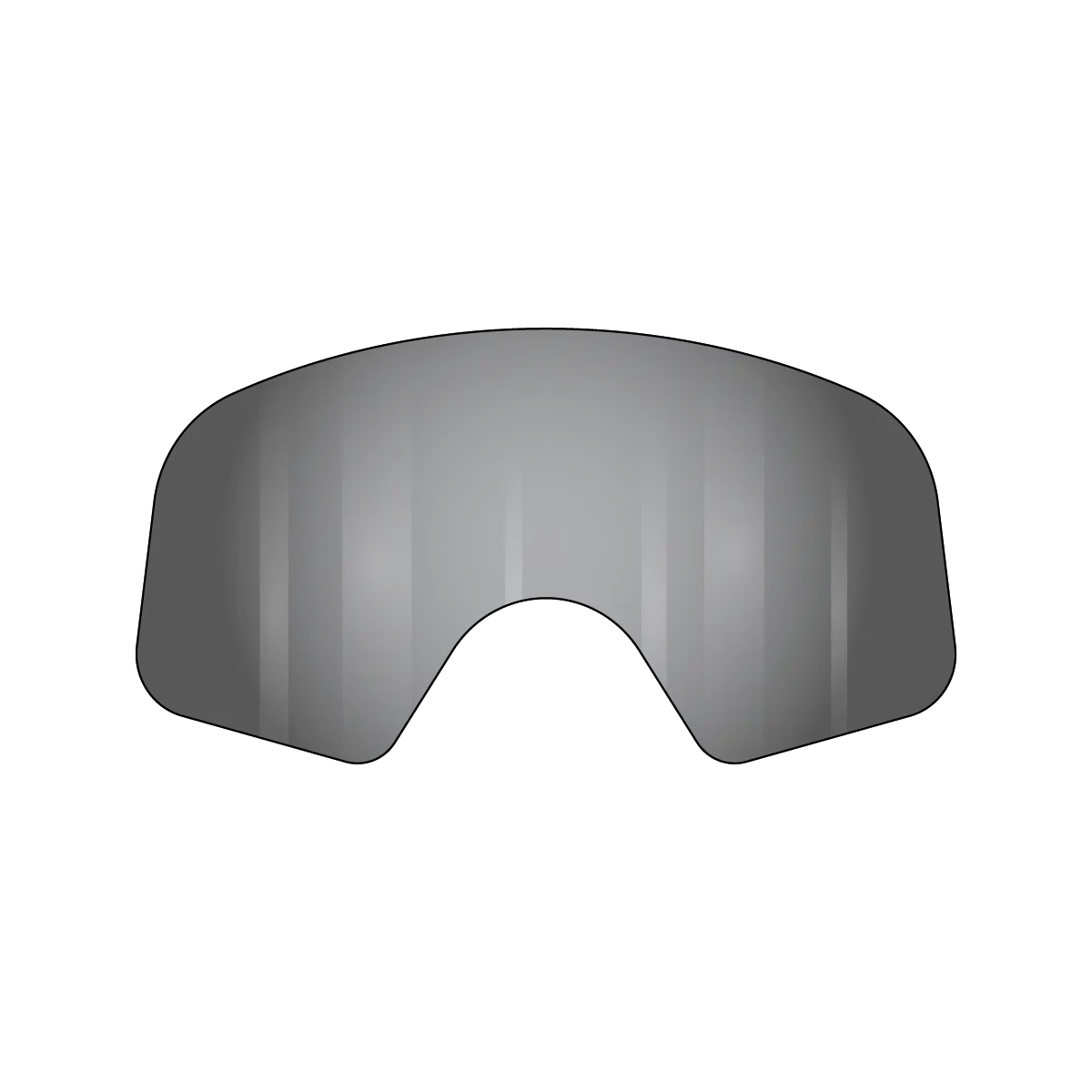 VonZipper Beefy Spare Lexan Lens - Smoke - Fasthouse
