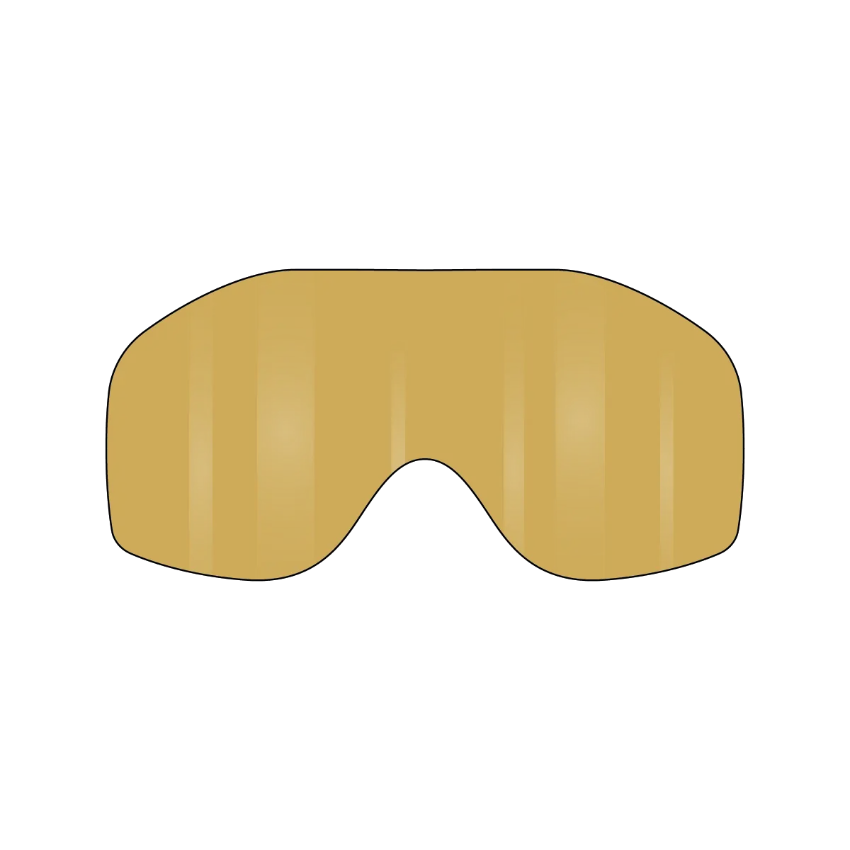 VonZipper Sizzle Spare Lexan Lens - Amber - Fasthouse
