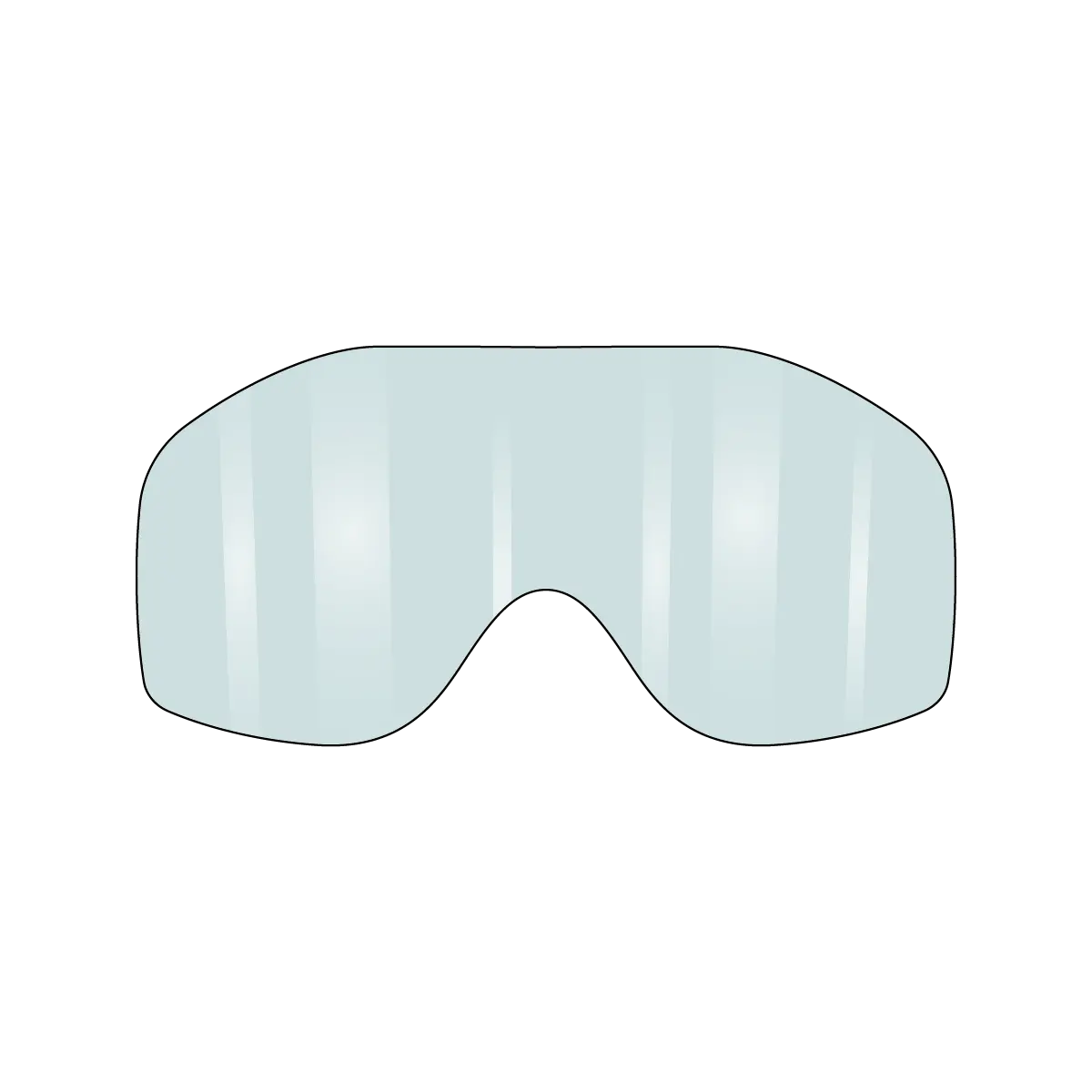 VonZipper Sizzle Spare Lexan Lens - Clear - Fasthouse