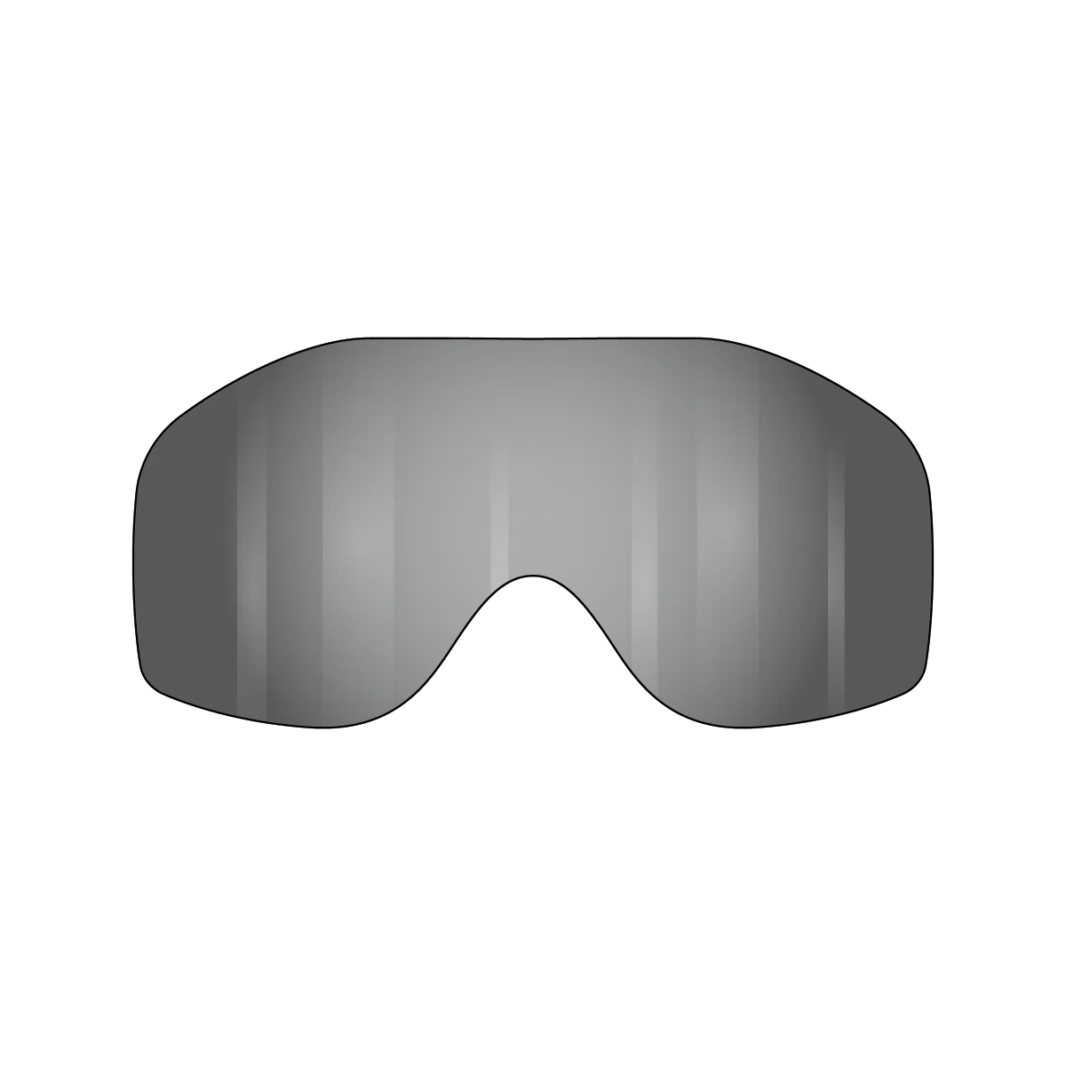 VonZipper Sizzle Spare Lexan Lens - Smoke - Fasthouse