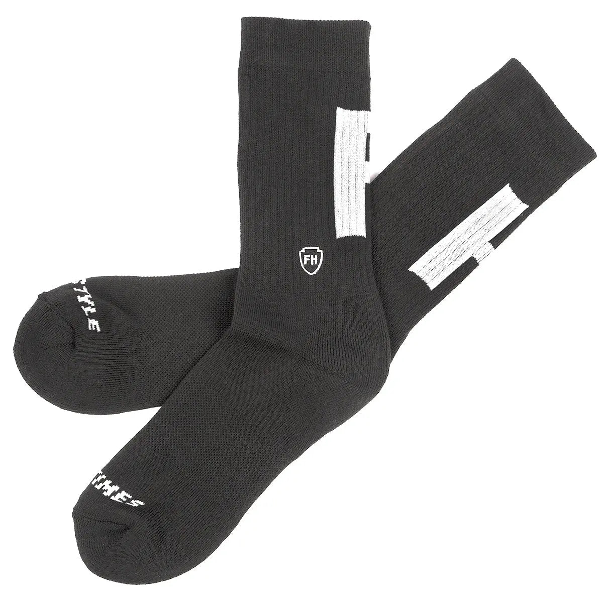 Varsity Performance Crew Sock - Black - Fasthouse
