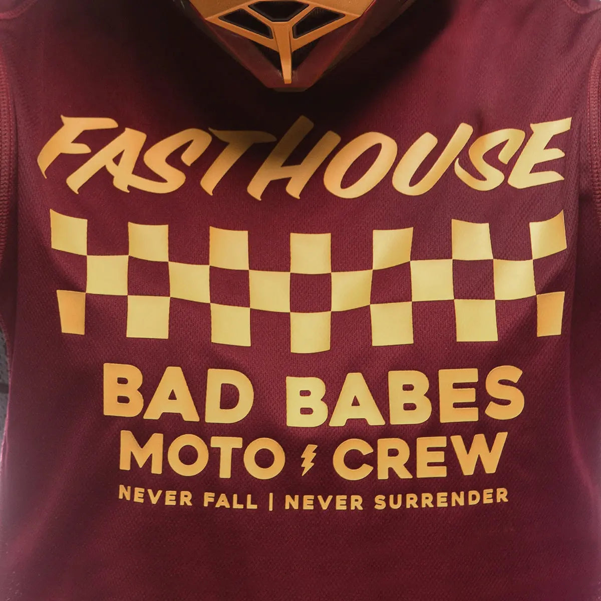 Grindhouse Golden Crew Women's Jersey - Maroon - Fasthouse