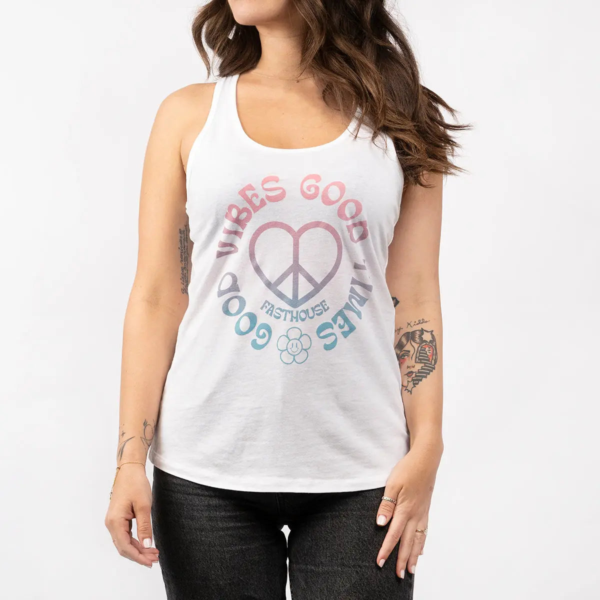 Vivid Women's Tank - White - Fasthouse