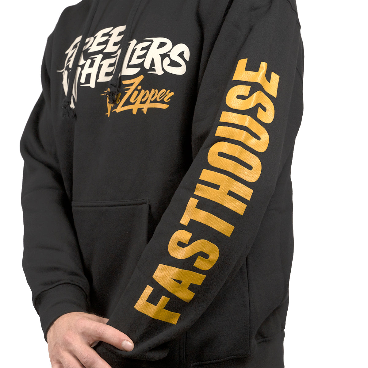 VonZipper Free Wheelers Hooded Pullover - Black Fasthouse
