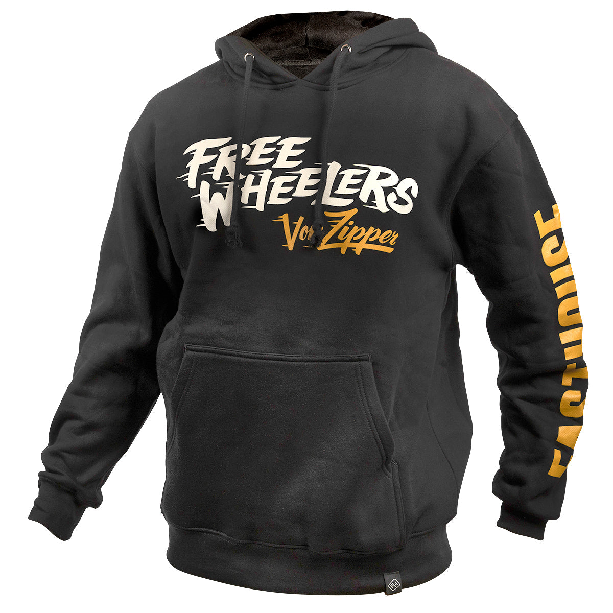 VonZipper Free Wheelers Hooded Pullover - Black Fasthouse