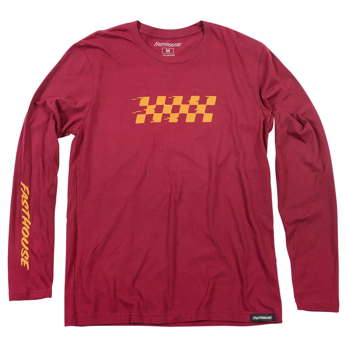 Vortex Long Sleeve Tee - Cardinal