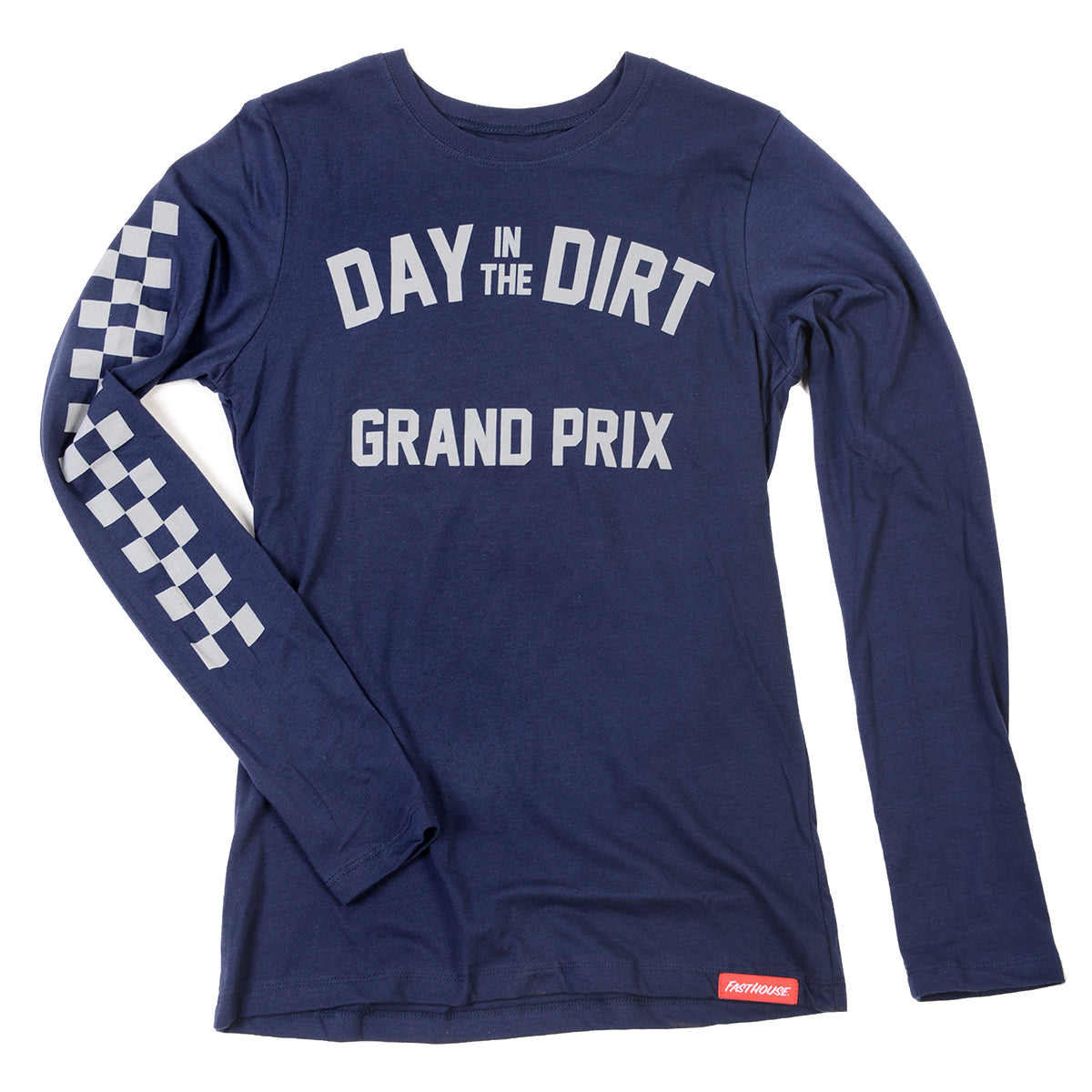 Day in The Dirt 24 Women's LS Tee - Navy closeout