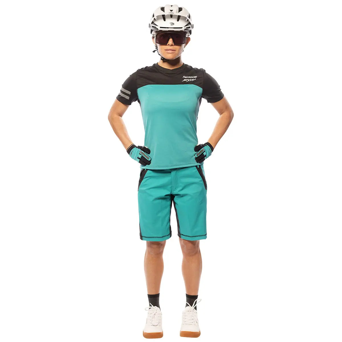 Crossline Women's Short - Teal - Fasthouse