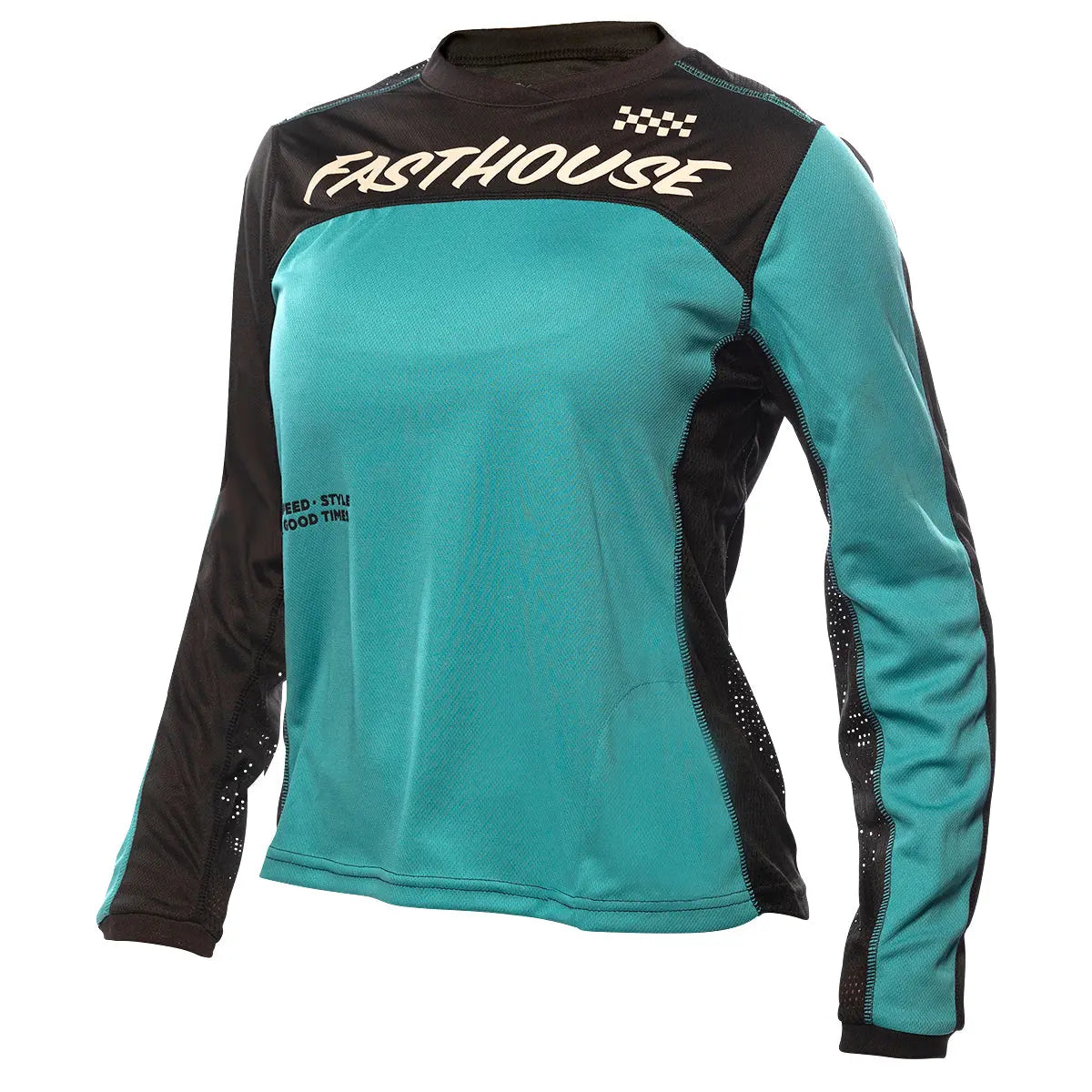 Classic Mercury LS Women's Jersey - Black/Teal