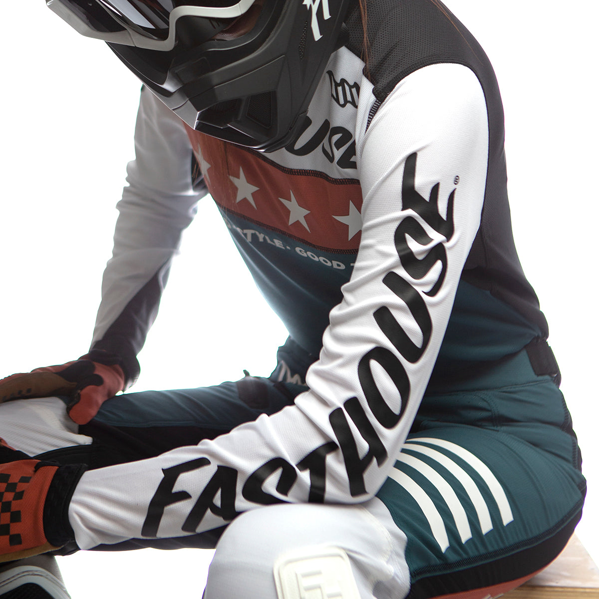 Elrod Astre Women's Jersey - White/Slate closeout