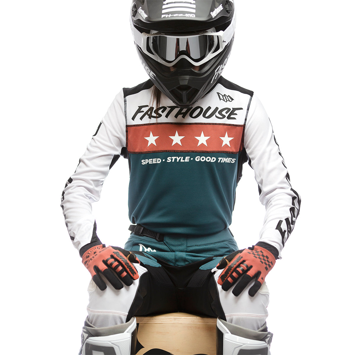 Elrod Astre Women's Jersey - White/Slate closeout