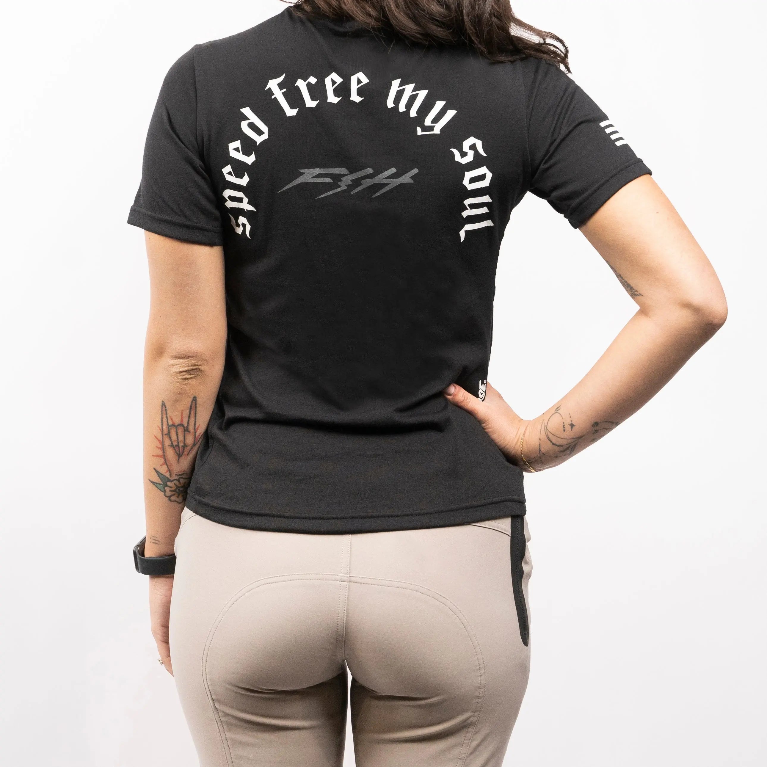 Menace SS Women's Tech Tee - Black - Fasthouse