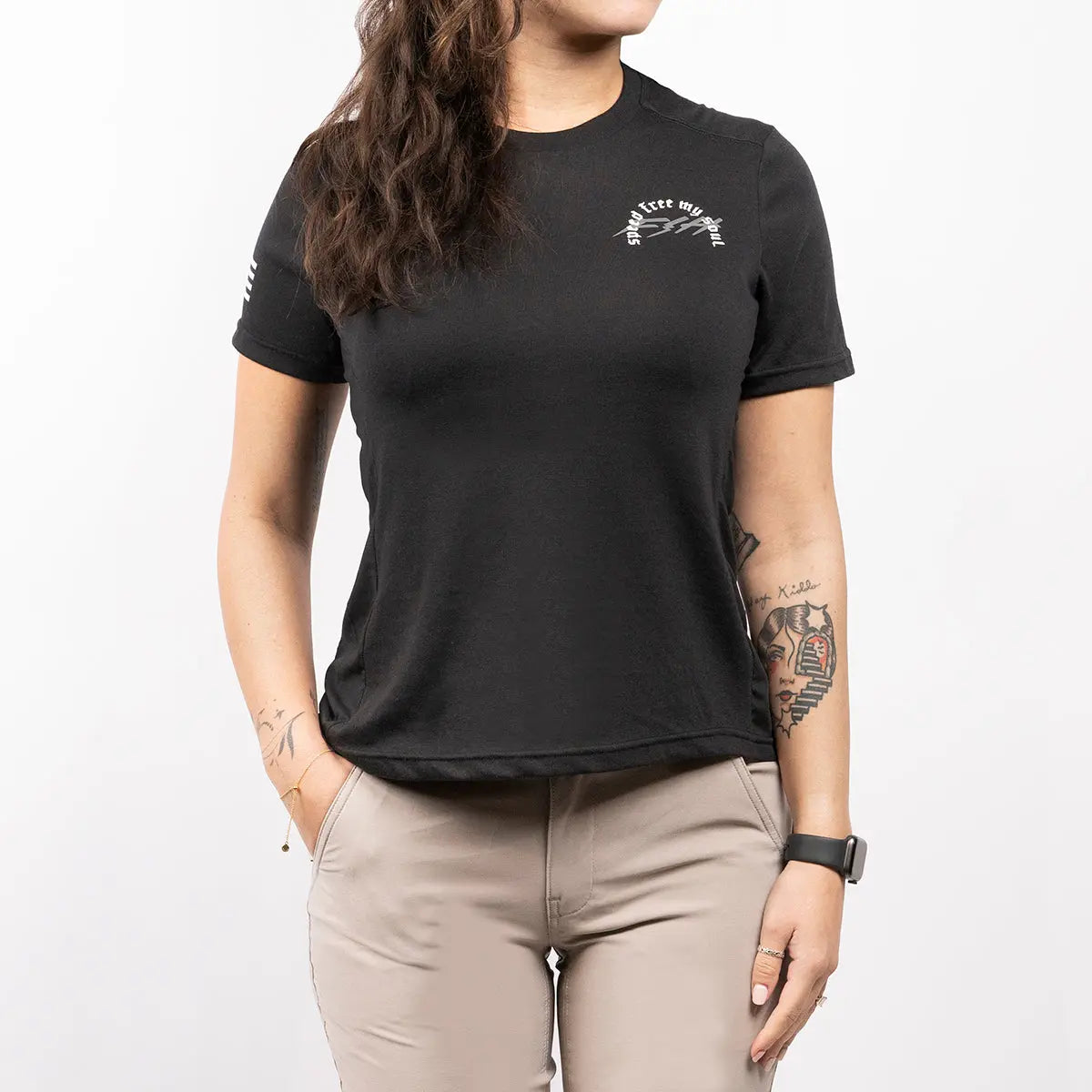 Menace SS Women's Tech Tee - Black - Fasthouse
