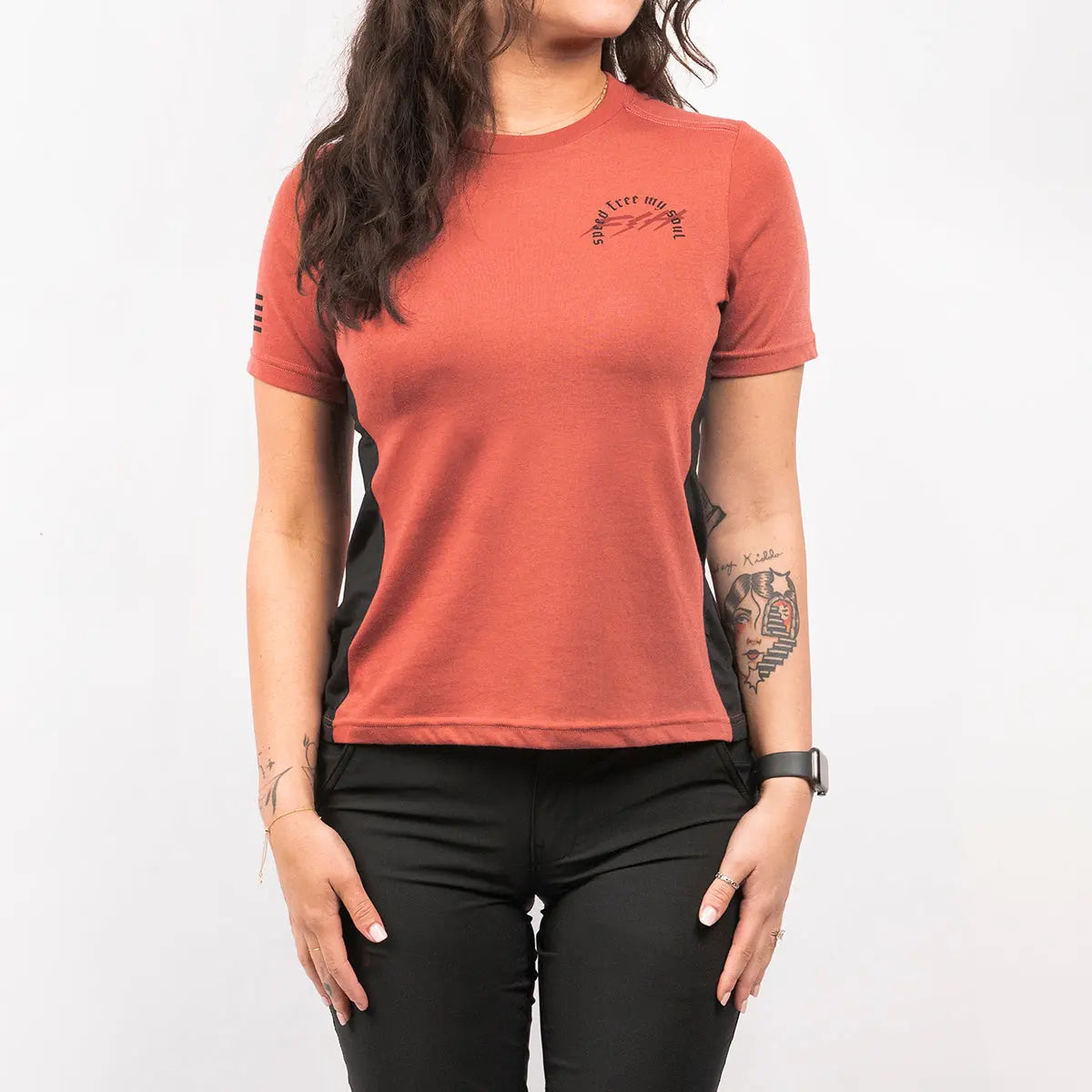 Menace SS Women's Tech Tee - Mauve - Fasthouse
