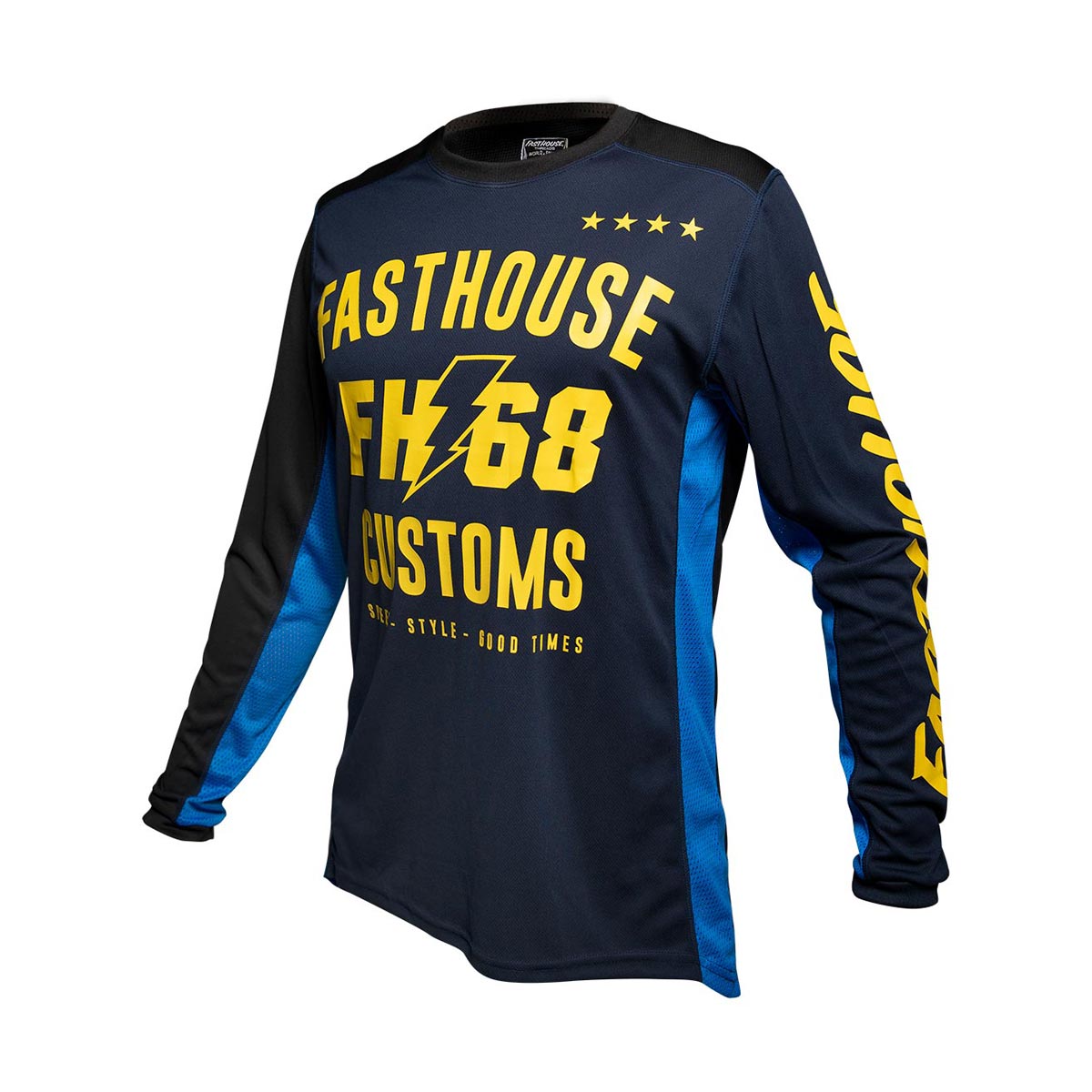 Fasthouse - Worx 68 Youth Jersey - Blue/Yellow