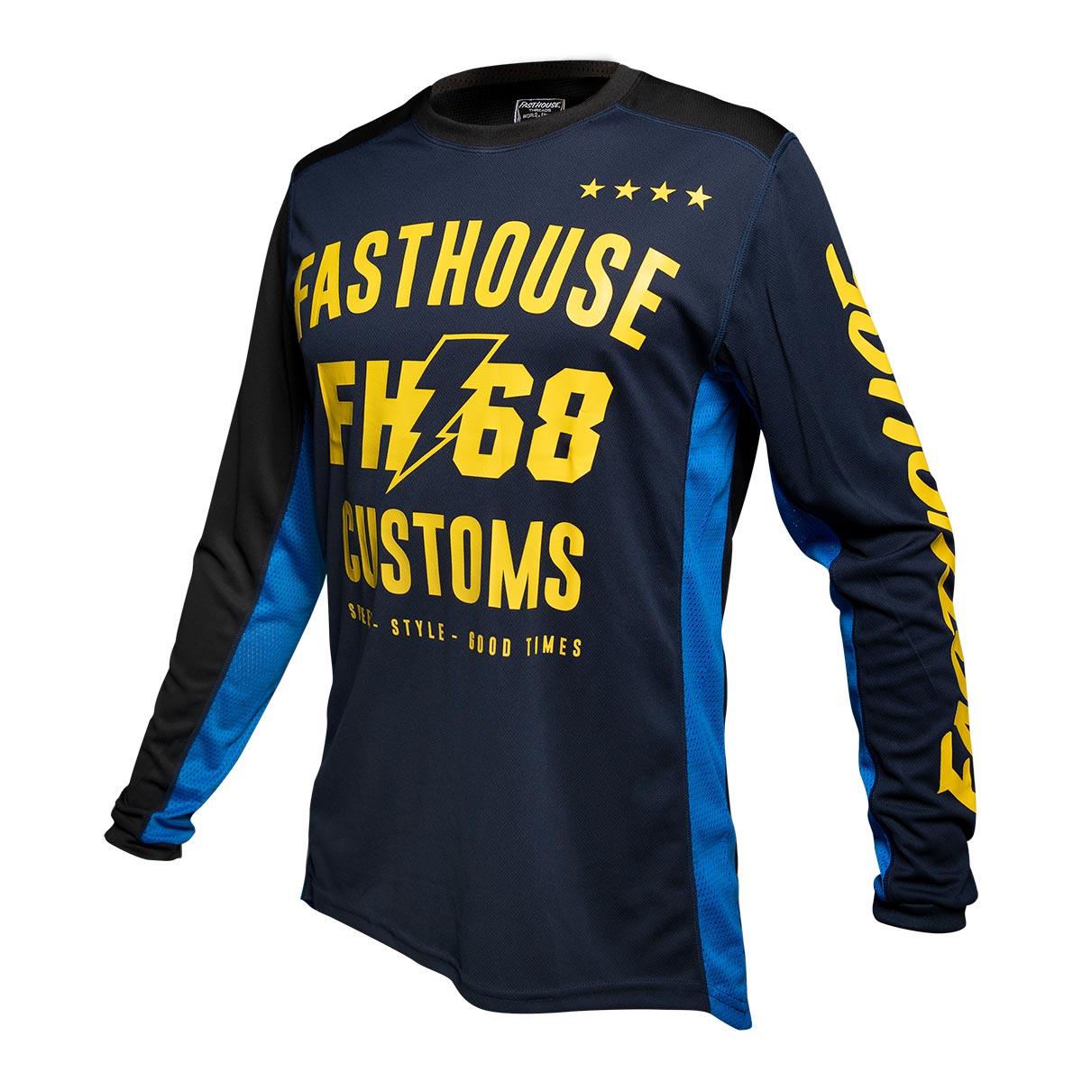 Fasthouse - Worx 68 Jersey - Blue/Yellow