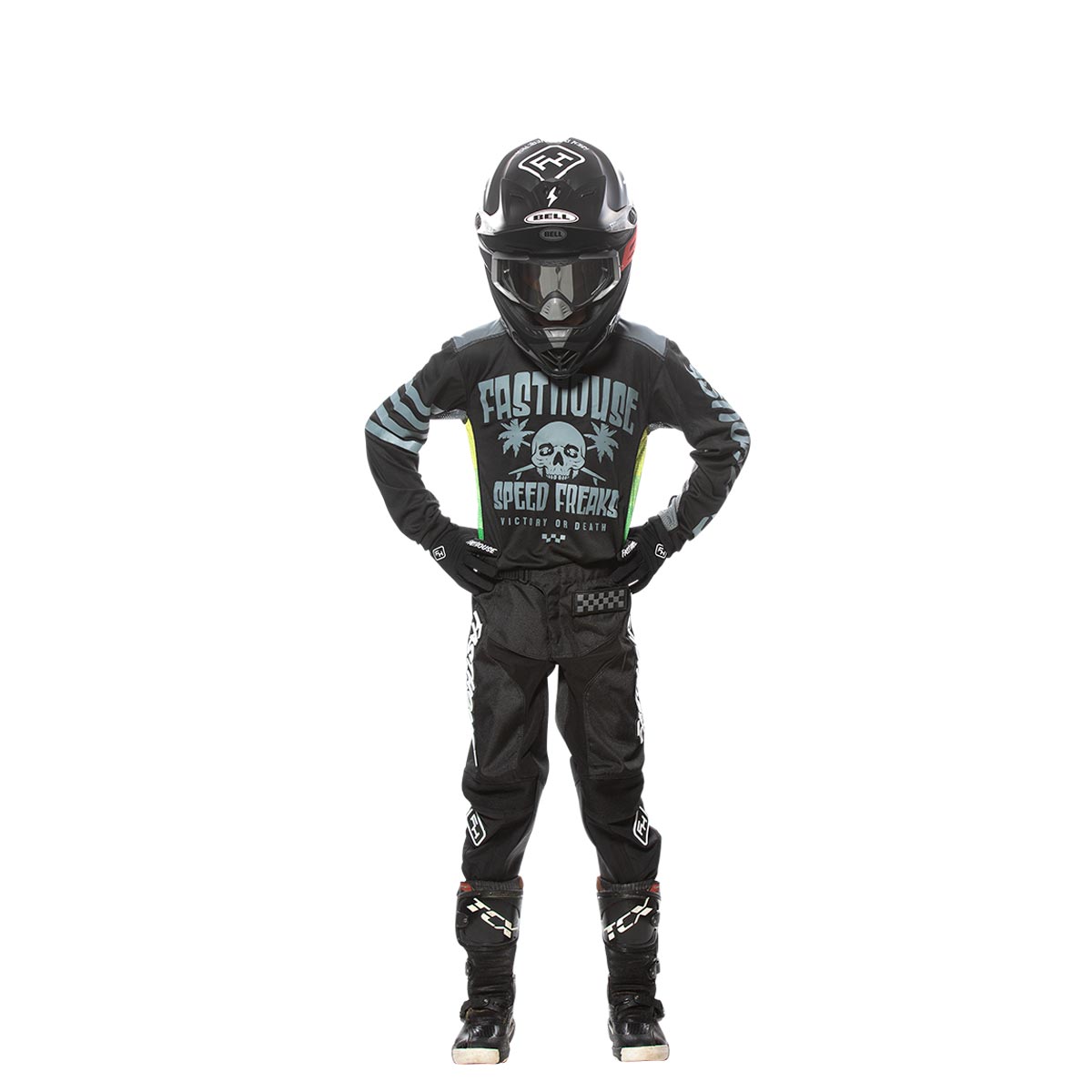 Swell Youth Jersey - Black/Charcoal