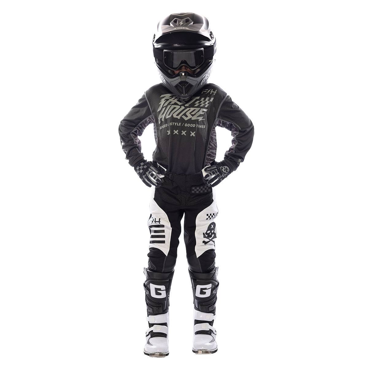 Elrod Rufio Youth Pant - White