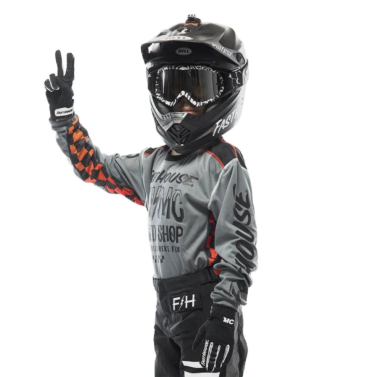 Grindhouse Brute Youth Jersey - Gray/Black