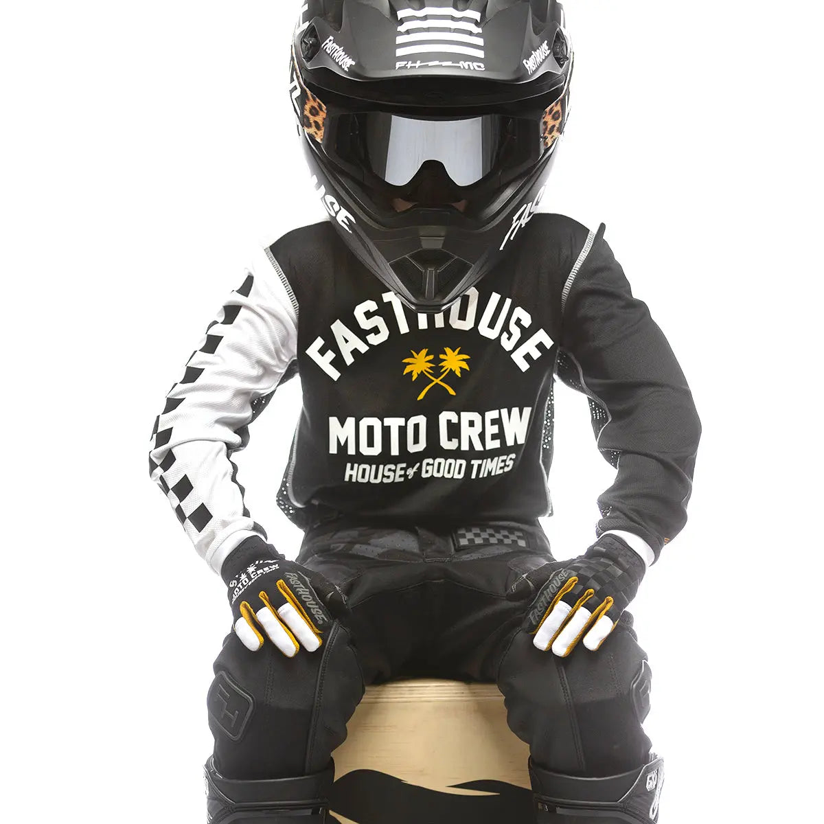 Grindhouse Haven Youth Jersey - Black/White - Fasthouse