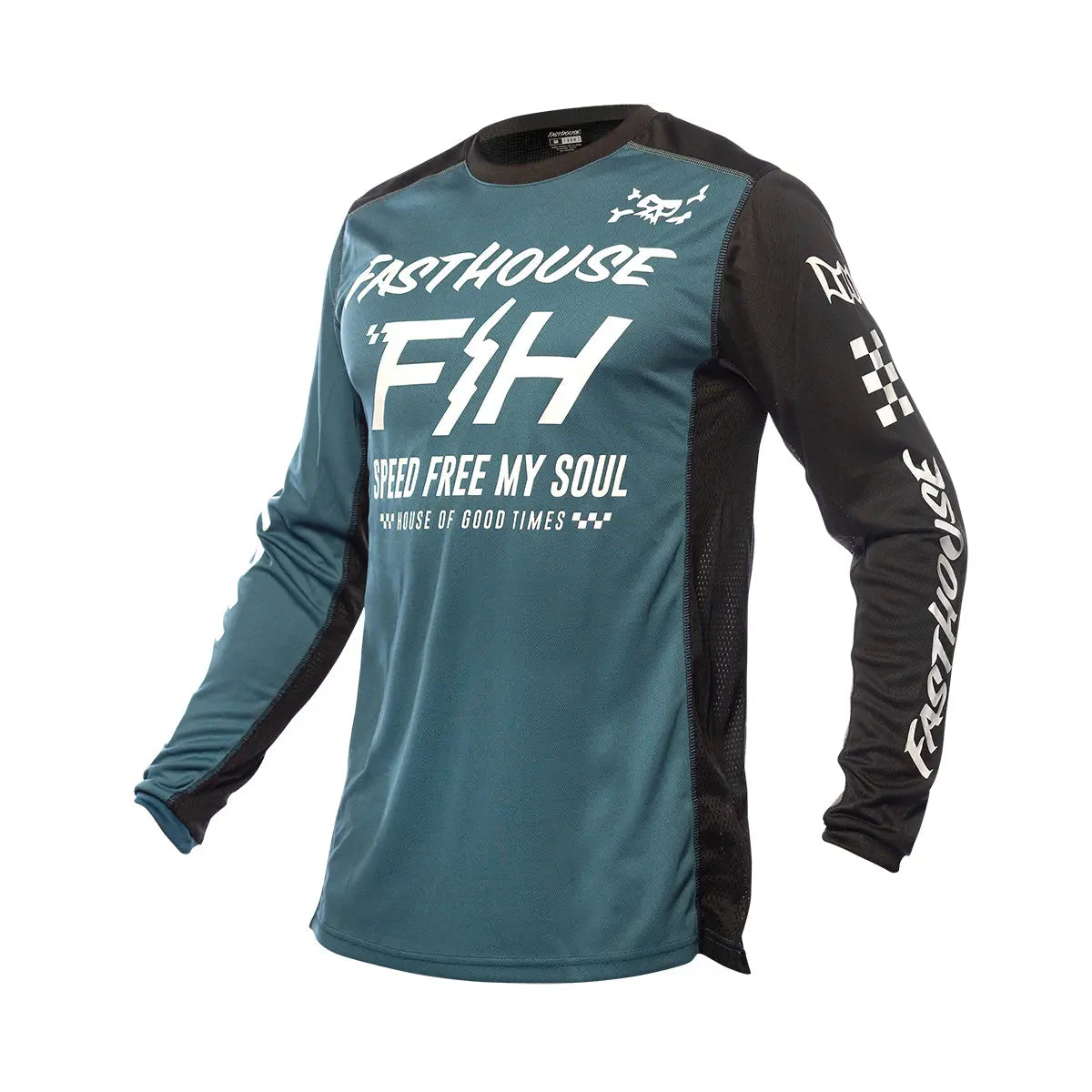 Grindhouse Slammer Youth Jersey - Blue/Black - Fasthouse