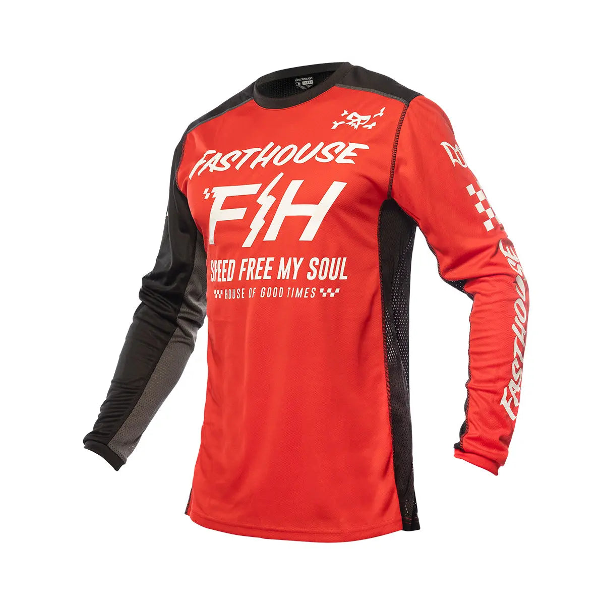 Grindhouse Slammer Youth Jersey - Red/Black - Fasthouse