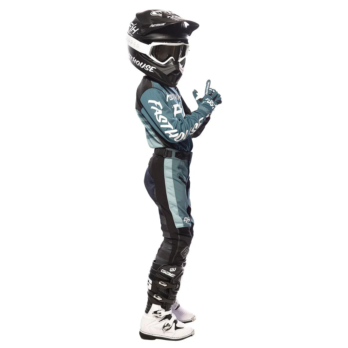 Grindhouse Slammer Youth Jersey - Blue/Black - Fasthouse