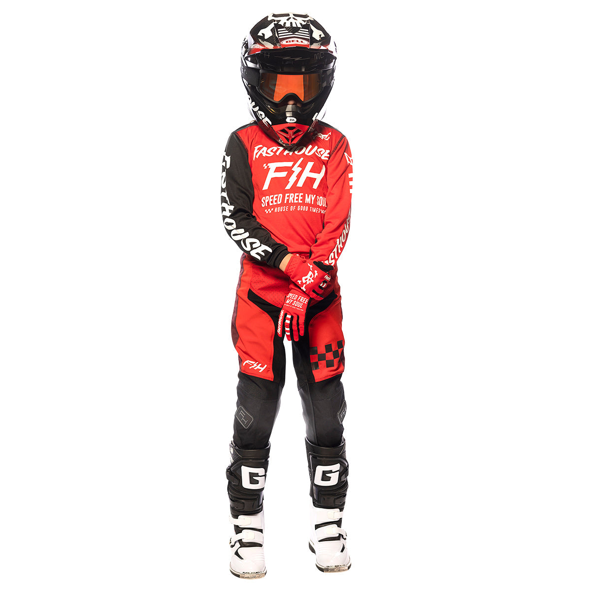 Speed Style Youth Pant - Red/Black Fasthouse