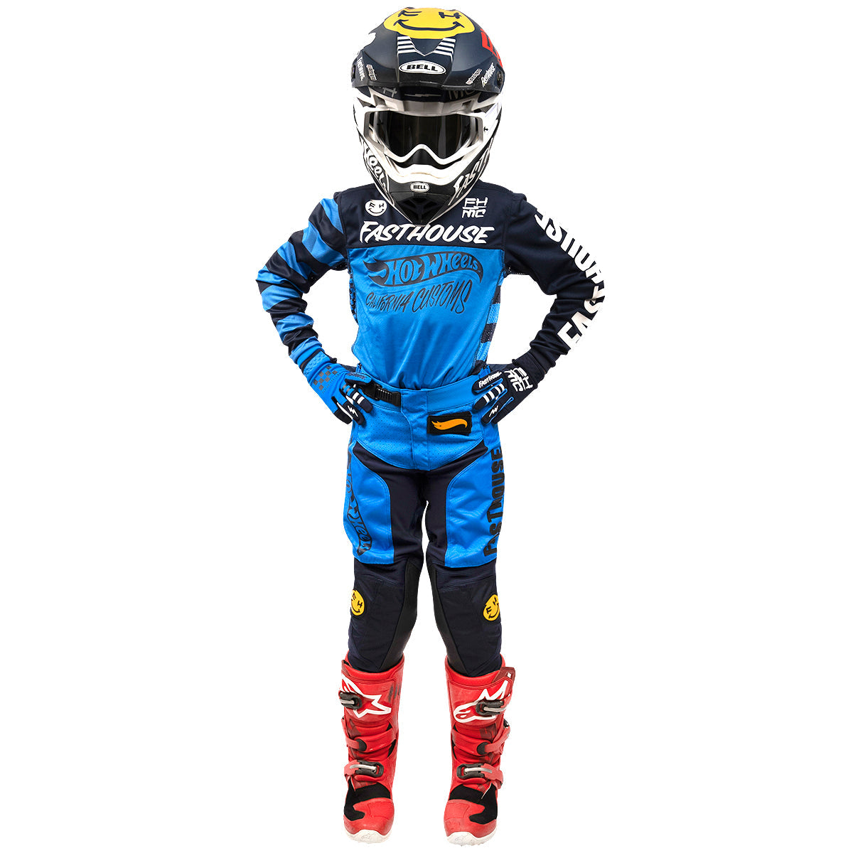Hot Wheels Grindhouse Youth Jersey - Electric Blue Fasthouse