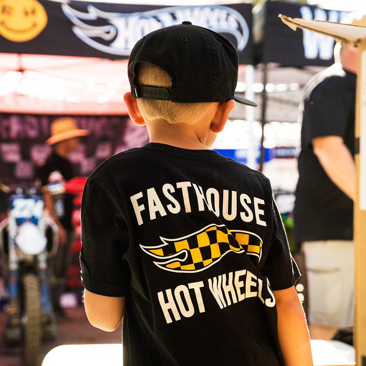 Hot Wheels Pennon Youth Tee - Black Fasthouse