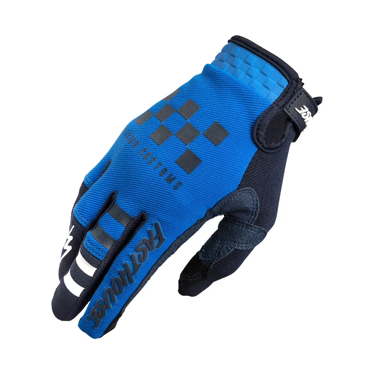 Hot Wheels Speed Style Youth Glove - Electric Blue - Fasthouse
