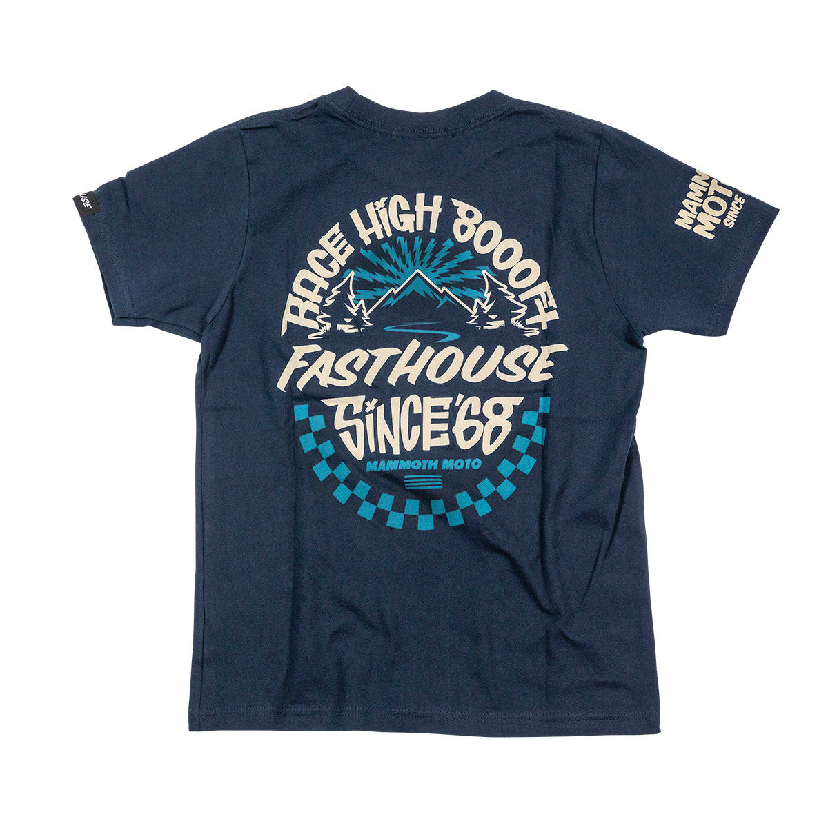 Youth Mammoth Race High Tee - Navy Fasthouse