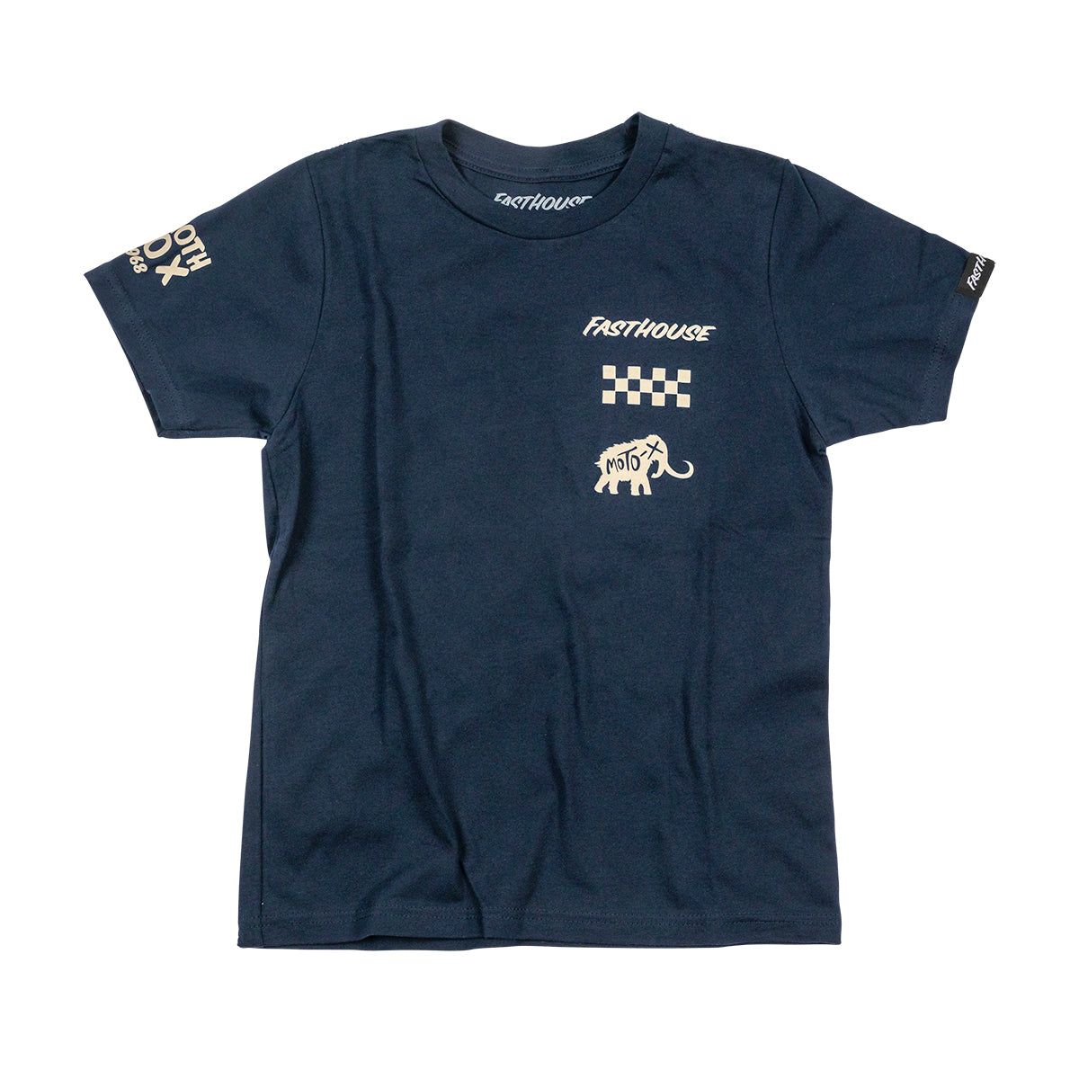 Youth Mammoth Race High Tee - Navy Fasthouse