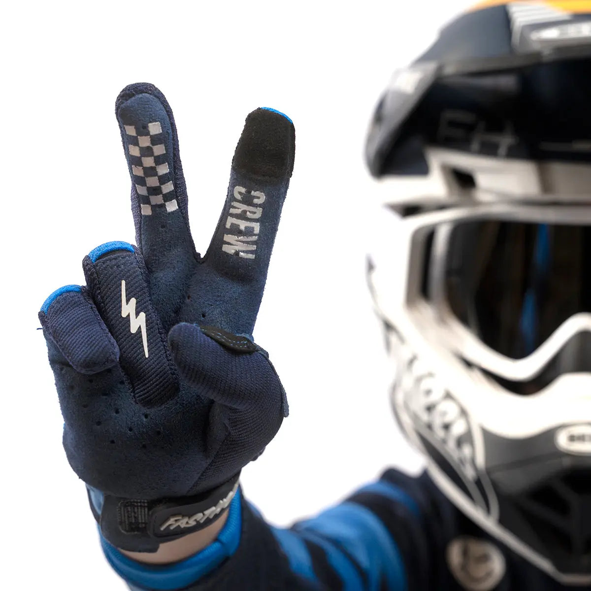 Hot Wheels Speed Style Youth Glove - Electric Blue - Fasthouse
