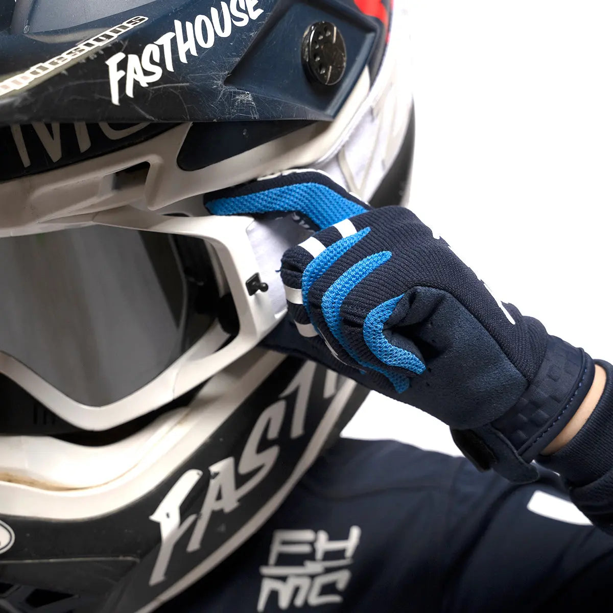Hot Wheels Speed Style Youth Glove - Electric Blue - Fasthouse