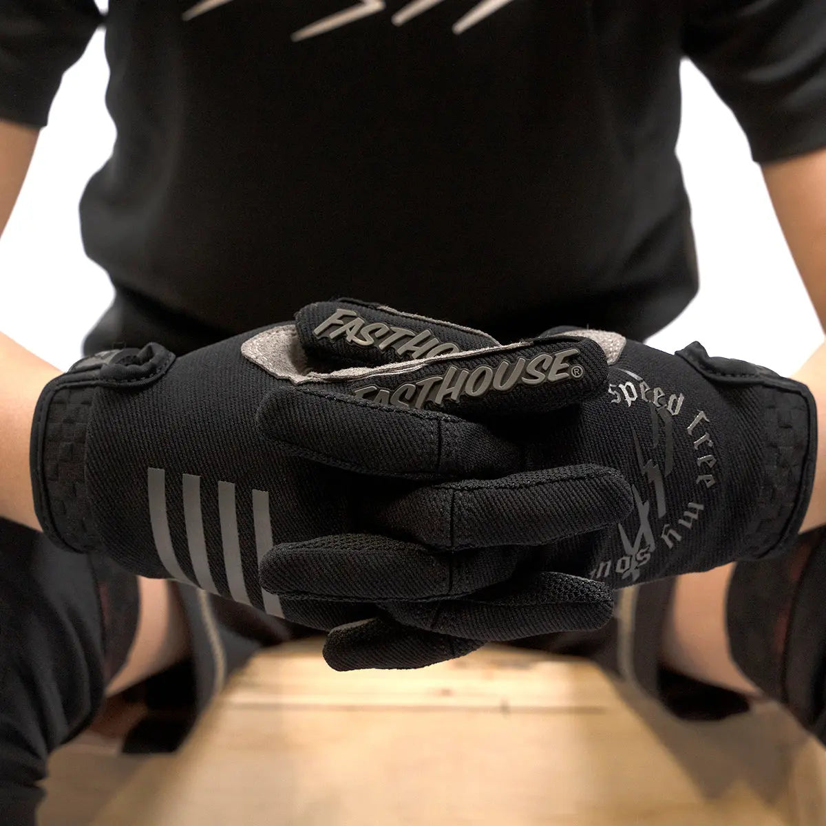 Speed Style Menace Youth Glove - Black - Fasthouse
