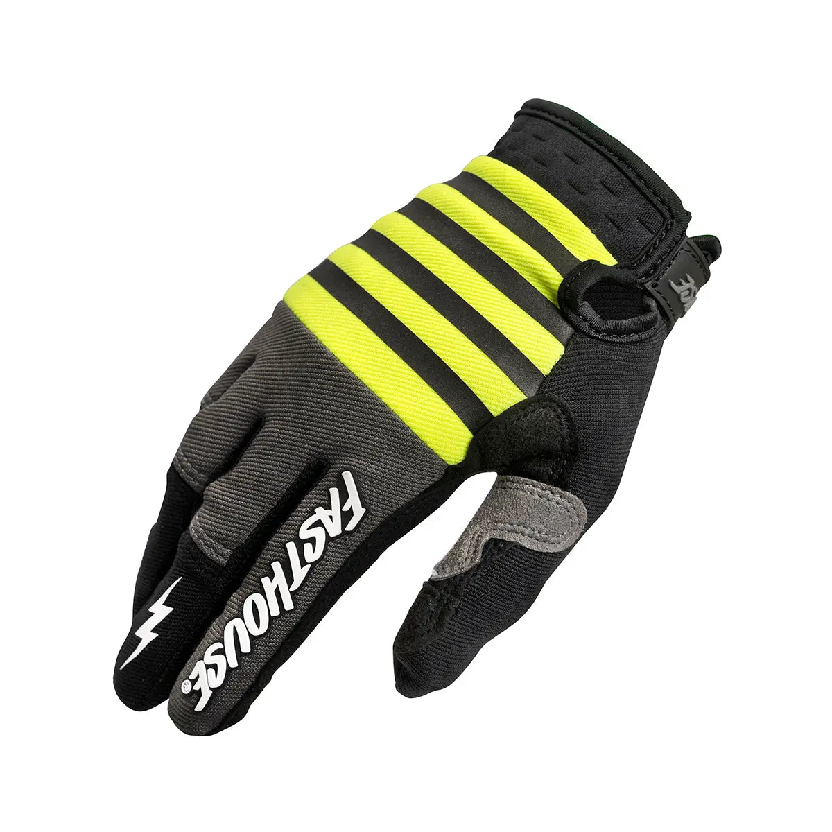 Speed Style Omega Youth Glove - High Viz/Gray - Fasthouse