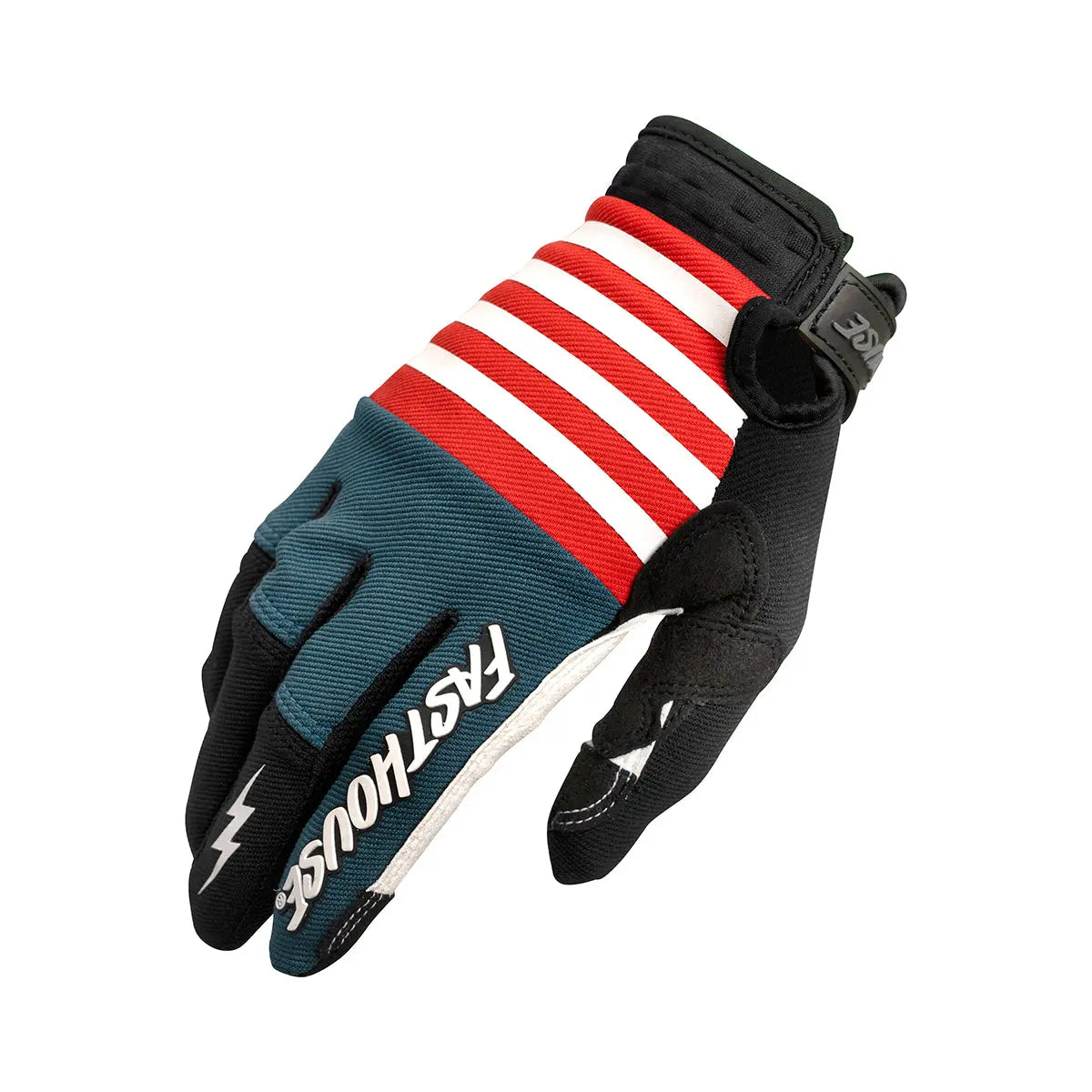 Speed Style Omega Youth Glove - Red/Slate - Fasthouse