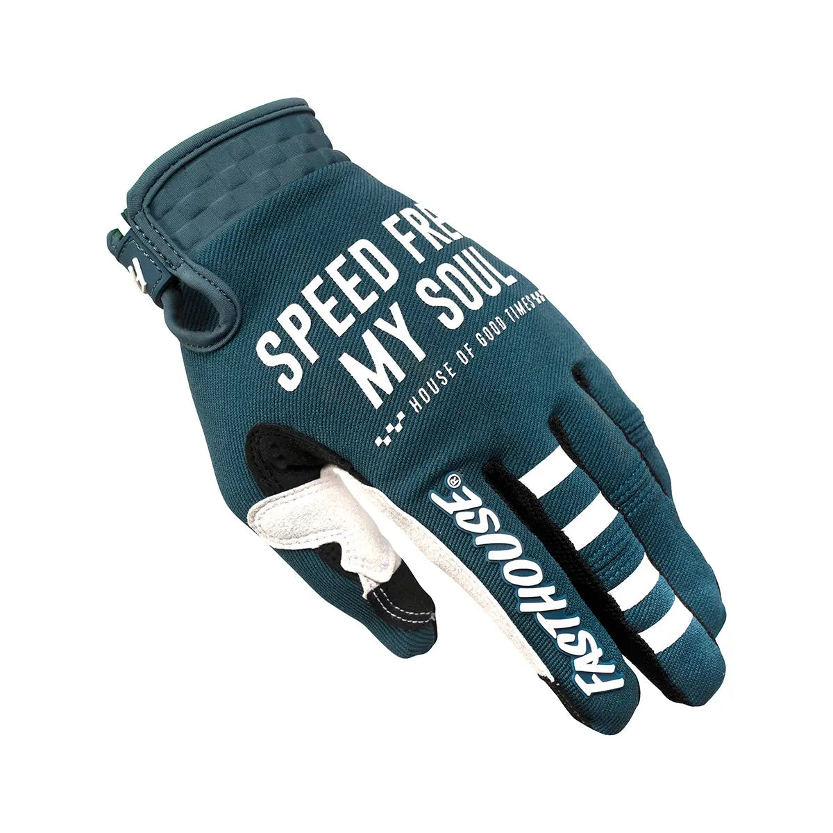 Speed Style Slammer Youth Glove - Indigo - Fasthouse