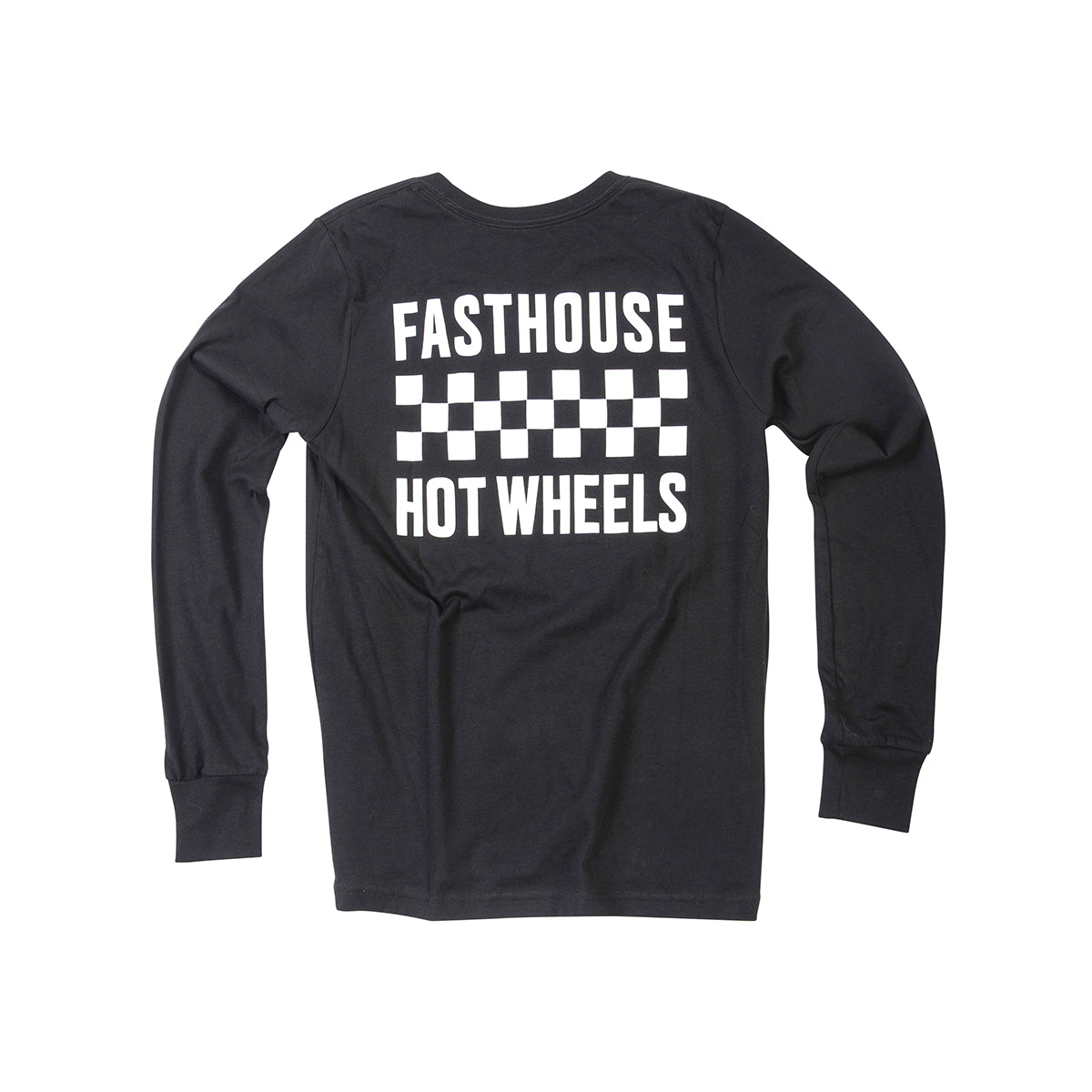 Stacked Hot Wheels Youth LS Tee - Black